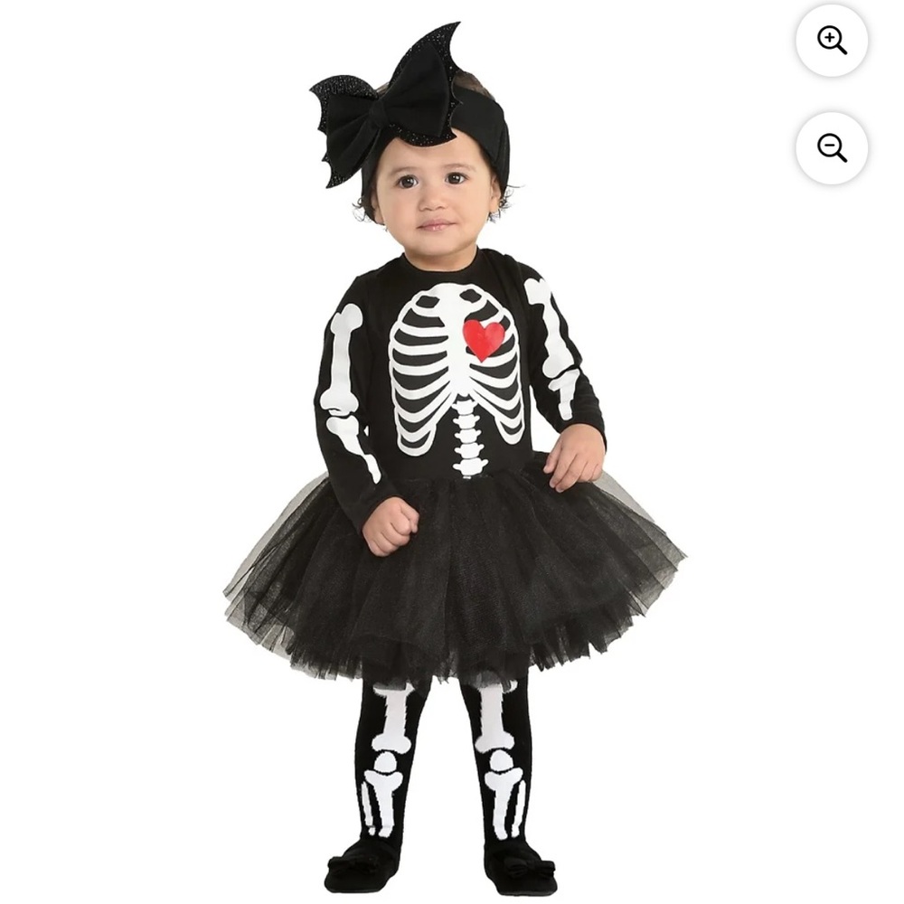 Baby/ Toddler Skeleton Costume- Size 18M